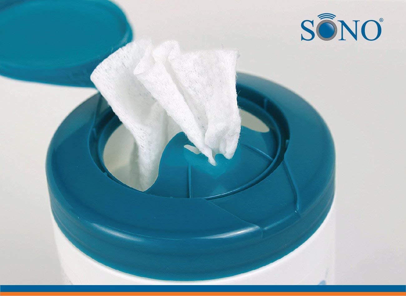 SONO4032 SONO® Healthcare USA made disinfectant surface wipes in 80 count canister